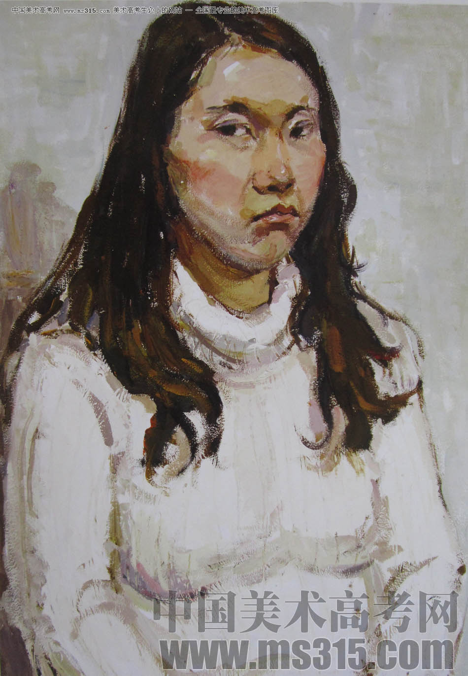 2011年清华大学美术学院色彩高分试卷54（造型）