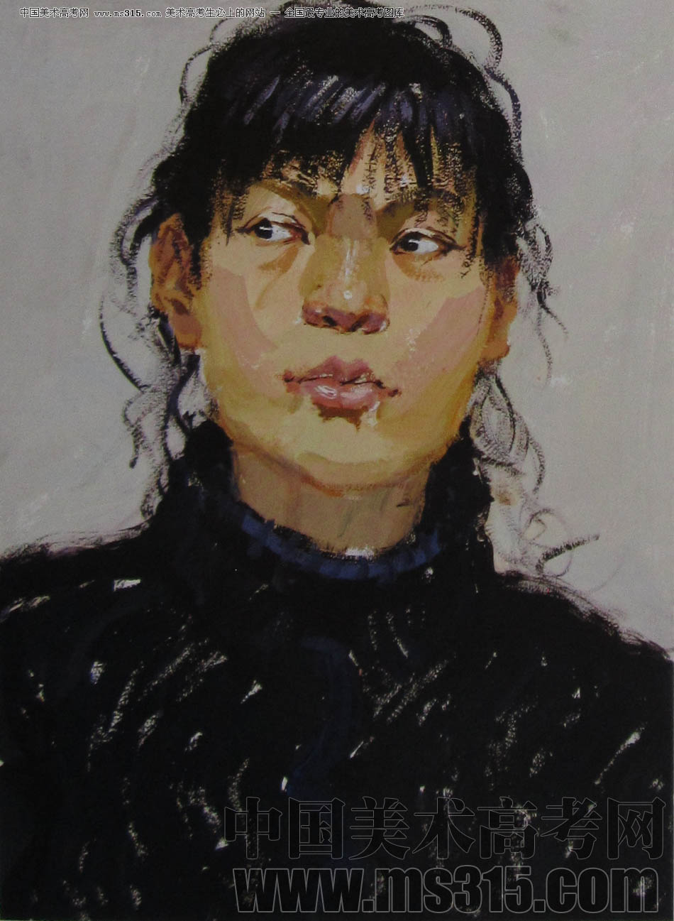 2011年清华大学美术学院色彩高分试卷58（造型）
