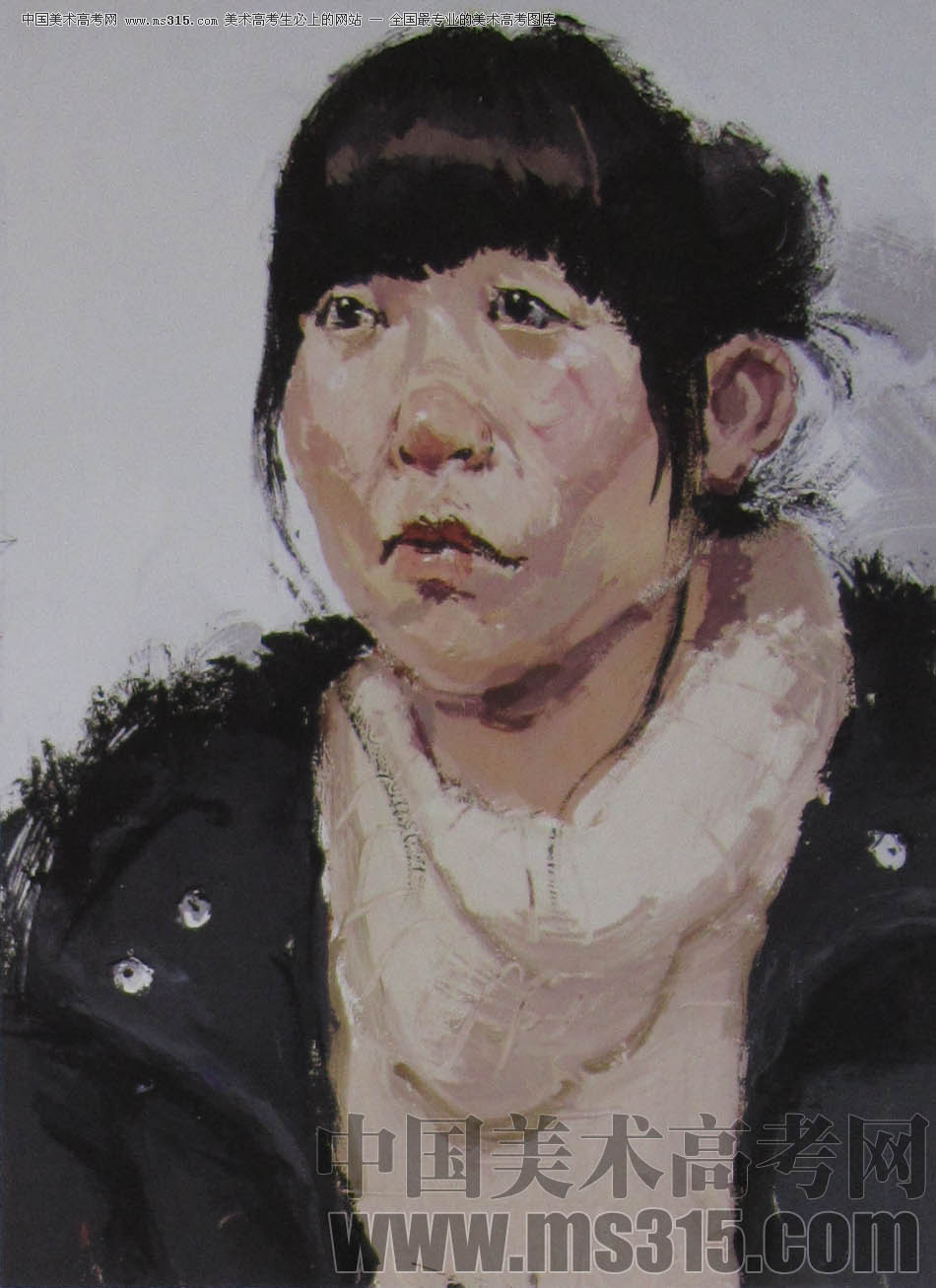 2011年清华大学美术学院色彩高分试卷64（造型）