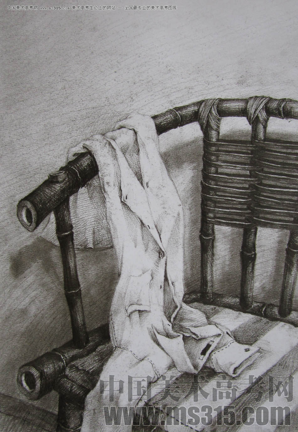 2011年清华大学美术学院素描高分试卷20（设计）