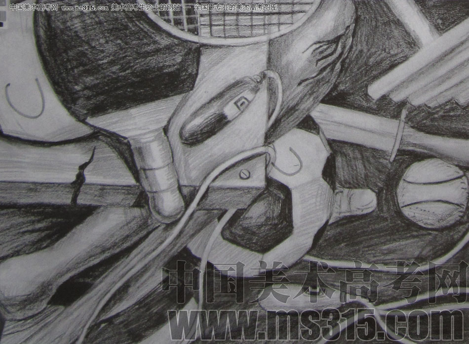 2009年江南大学素描优秀试卷19