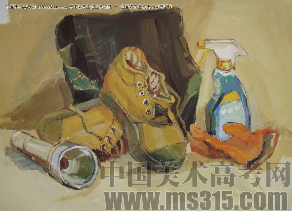 2009年鲁迅美术学院色彩优秀试卷9