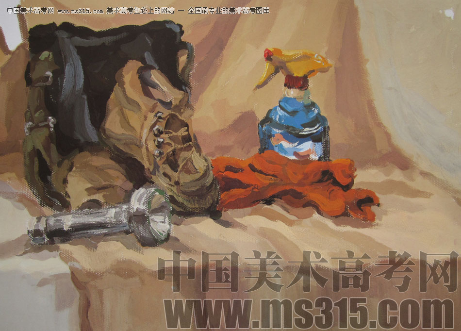 2009年鲁迅美术学院色彩优秀试卷17