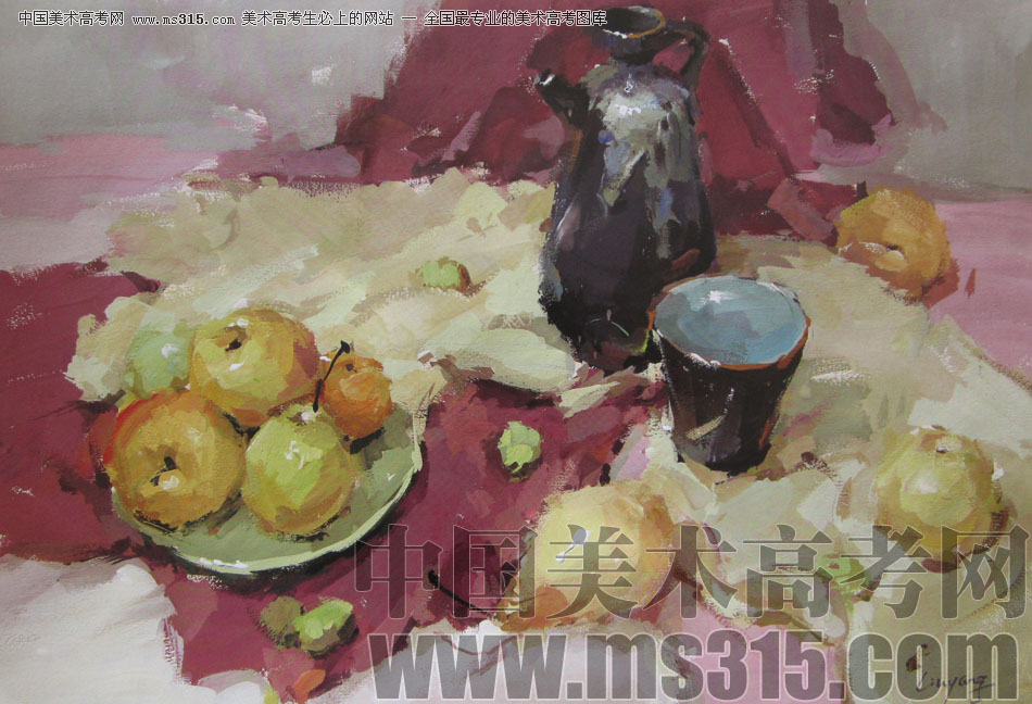 中央美术学院状元刘洋色彩静物作品4