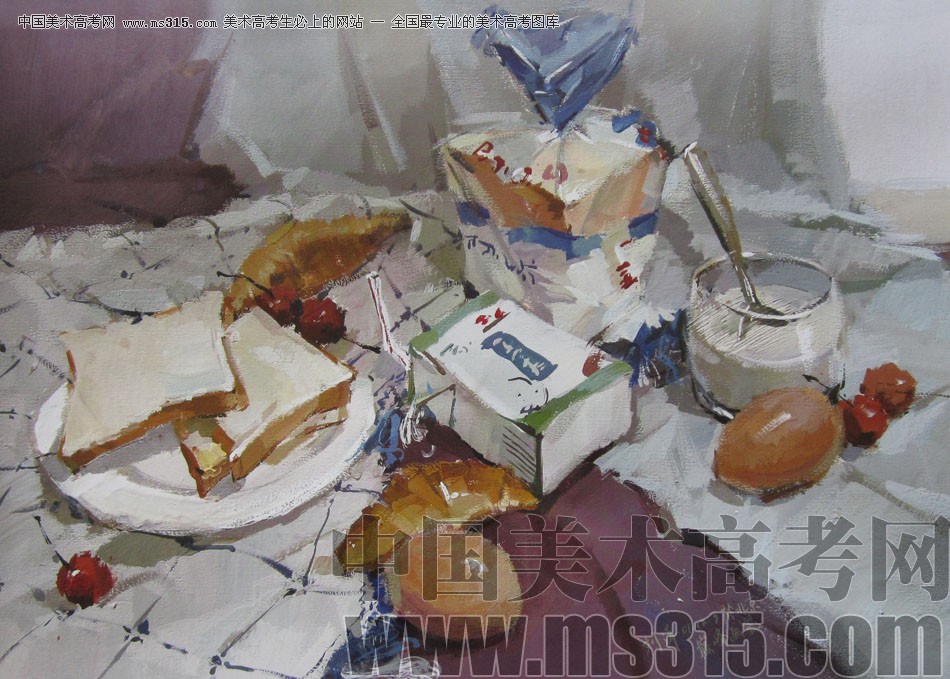 中央美术学院状元刘洋色彩静物作品6