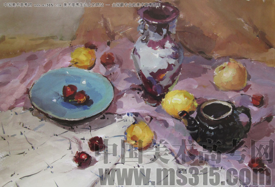 中央美术学院状元刘洋色彩静物作品8