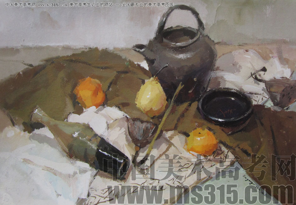中央美术学院状元刘洋色彩静物作品10