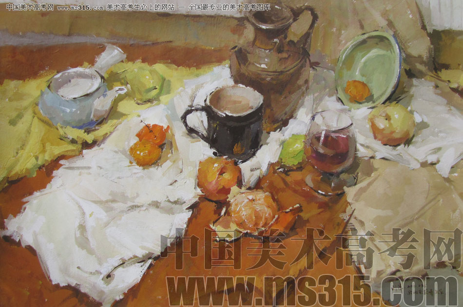 中央美术学院状元刘洋色彩静物作品34