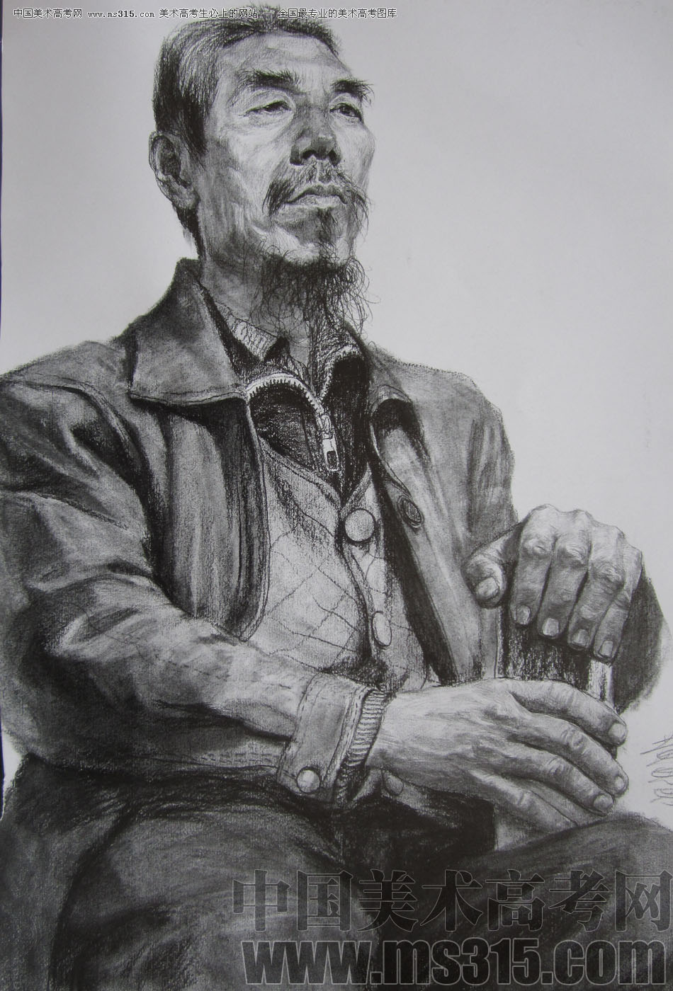 央美清华双状元黄思思素描头像优秀作品27
