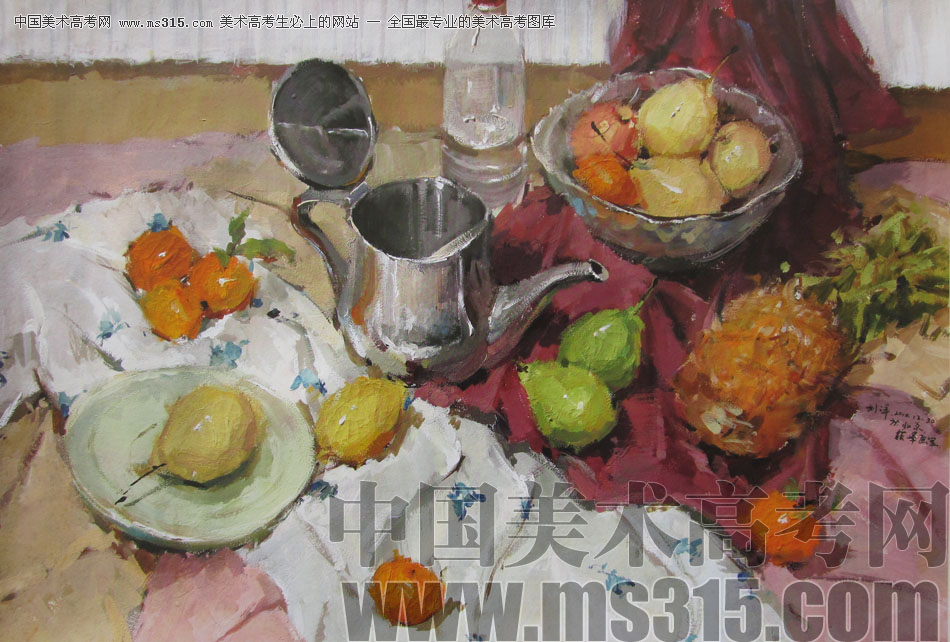 中央美术学院状元刘洋色彩静物作品22