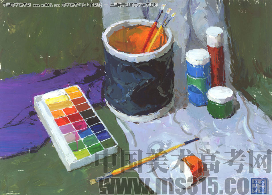 北京华艺名画室色彩投稿作品9（学生）
