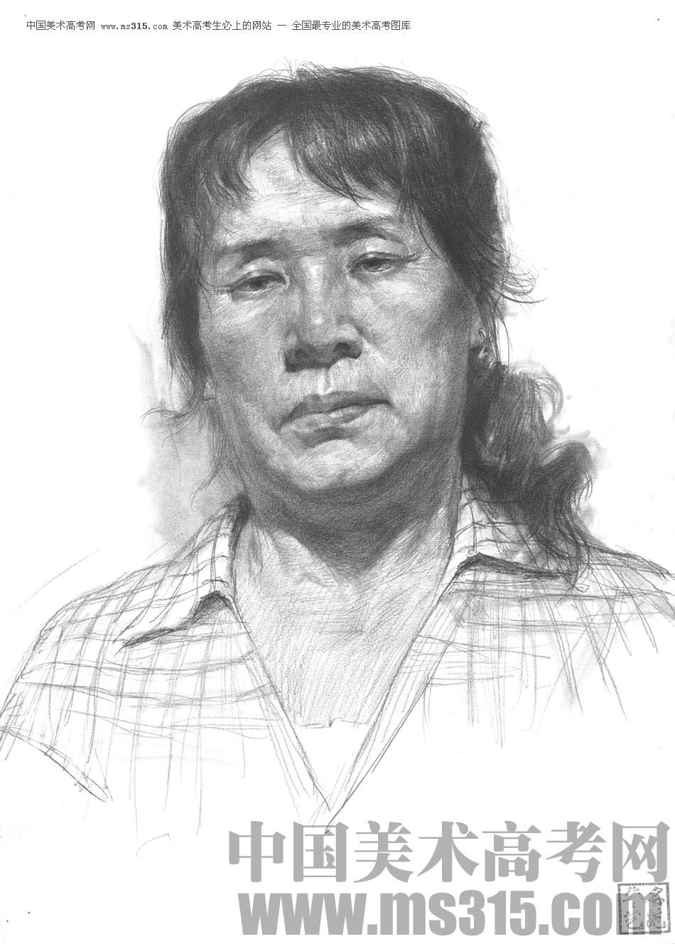 北京华艺名画室素描投稿作品14（学生）