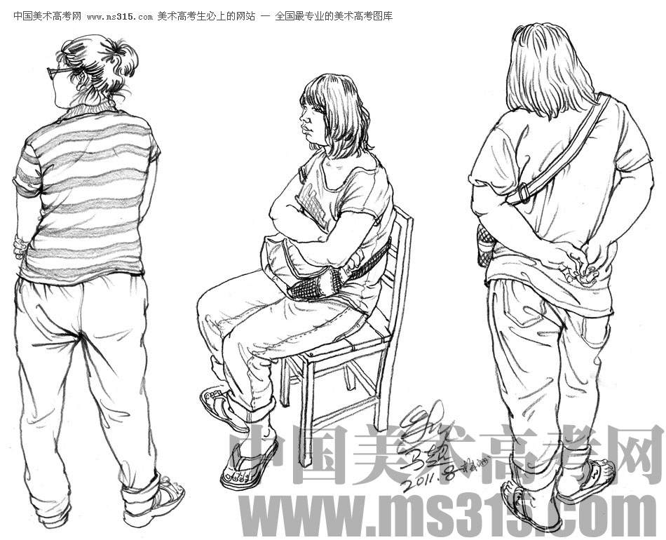 马超2012年速写优秀作品（2）