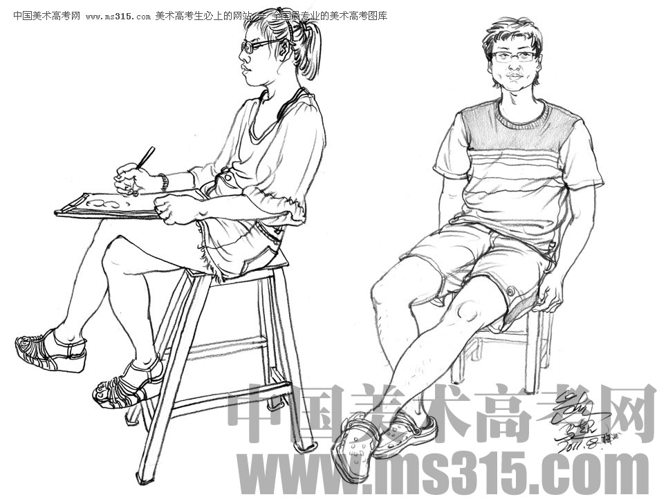 马超2012年速写优秀作品（3）
