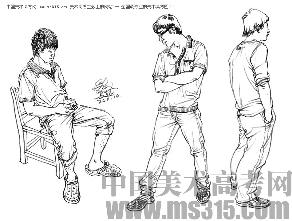 马超2012年速写优秀作品（5）