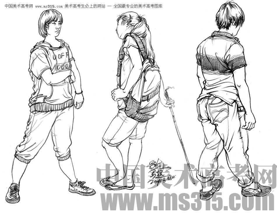 马超2012年速写优秀作品（7）