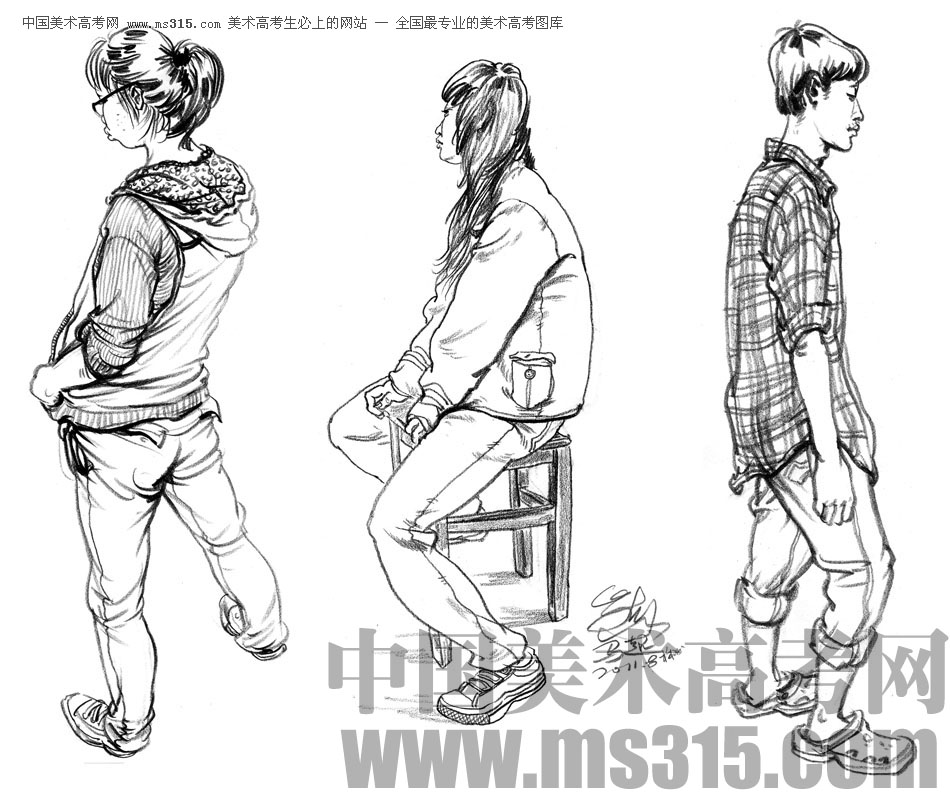 马超2012年速写优秀作品（8）