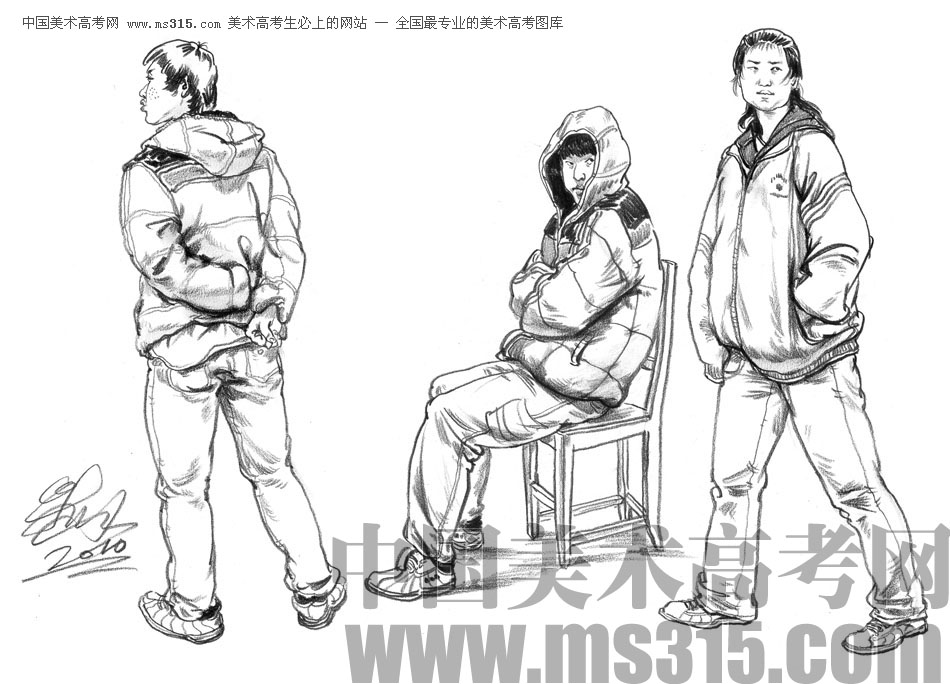 马超2012年速写优秀作品（11）
