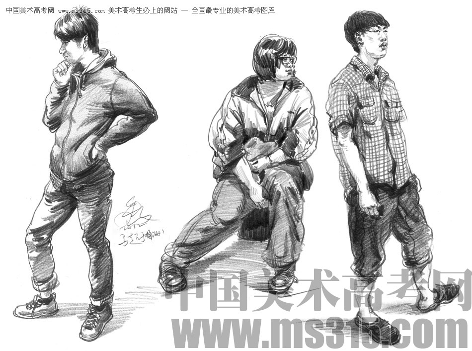 马超2012年速写优秀作品（15）