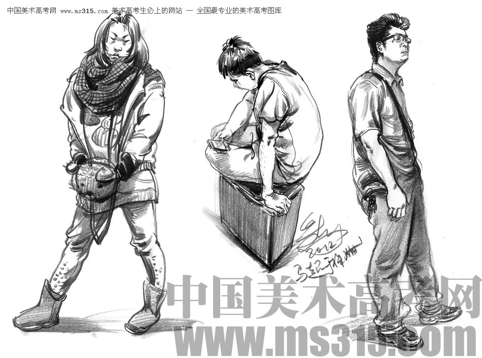 马超2012年速写优秀作品（19）
