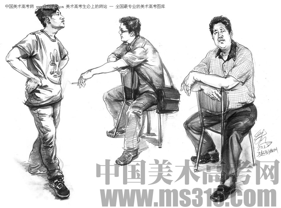 马超2012年速写优秀作品（21）