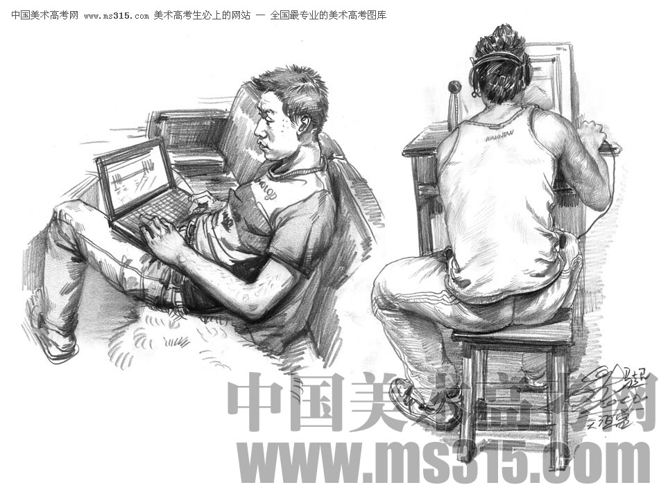 马超2012年速写优秀作品（35）