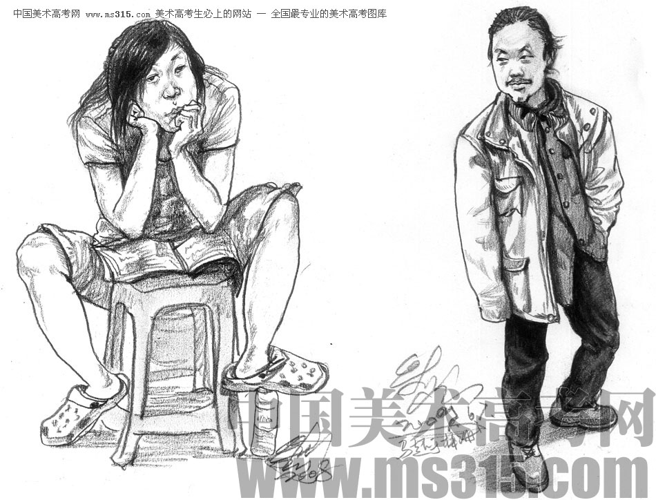 马超2012年速写优秀作品（40）