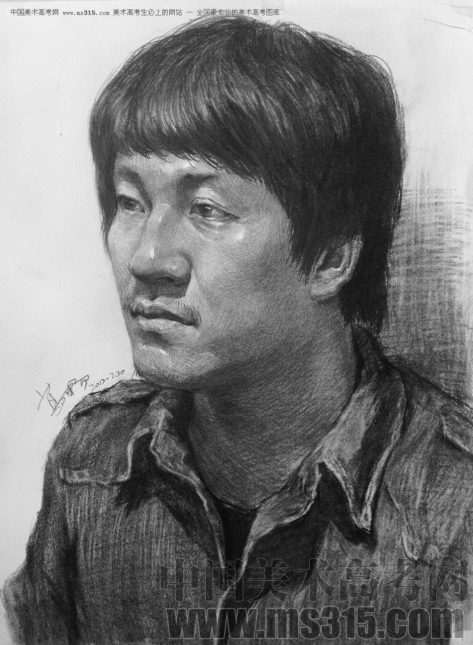 杭州素描老师葛畅2012年7月作品（9）
