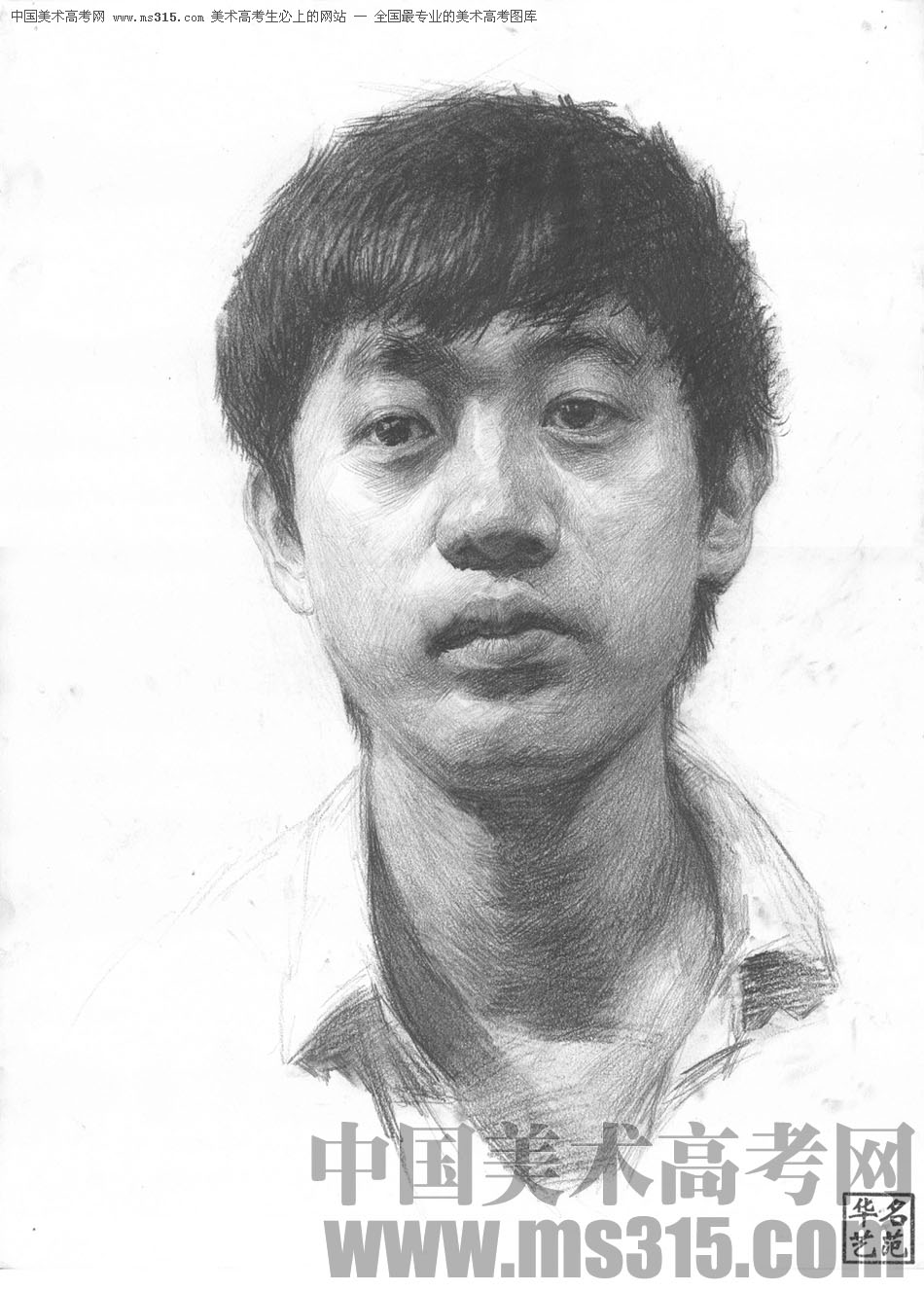 北京华艺名画室素描投稿作品6（学生）