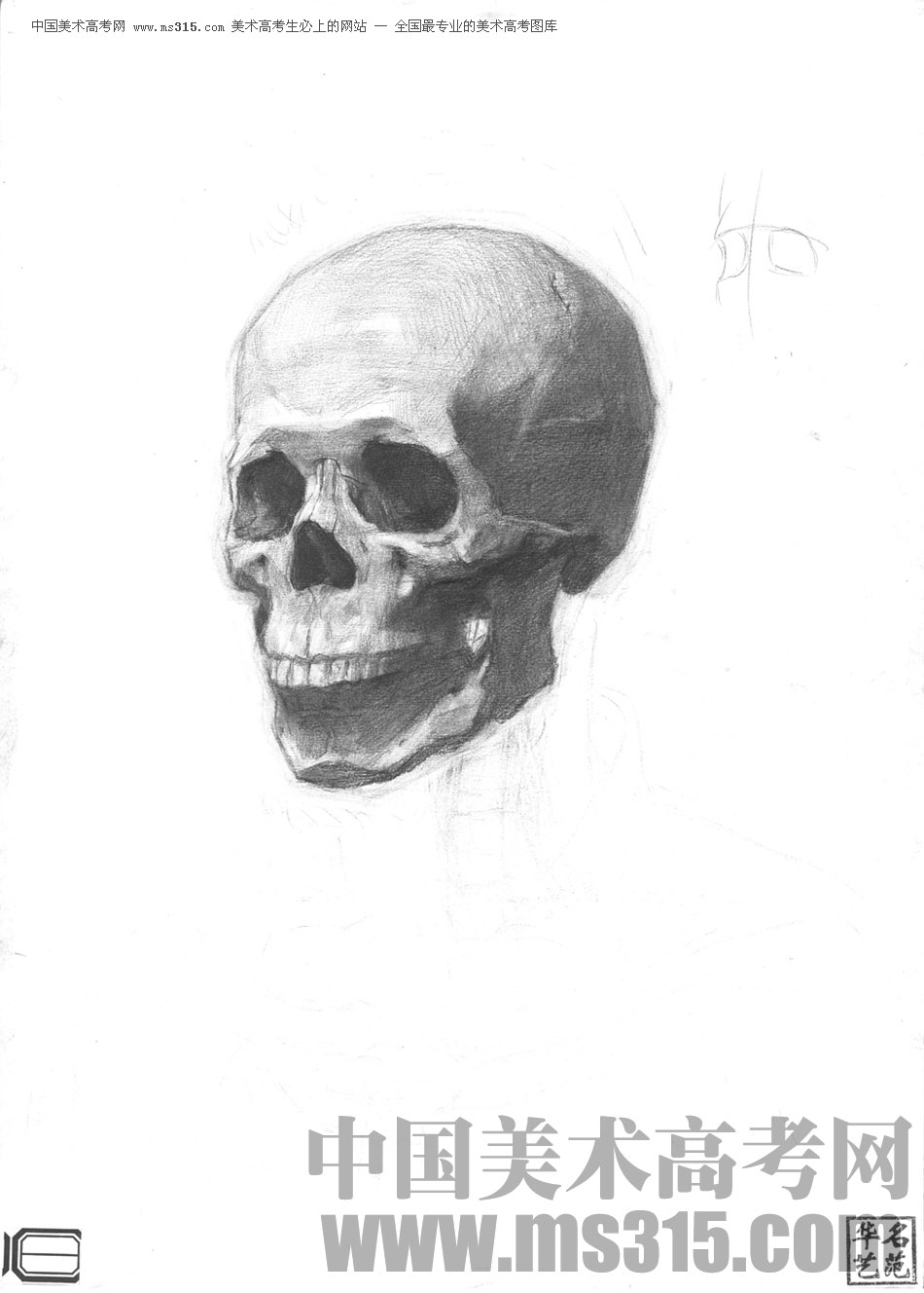 北京华艺名画室素描投稿作品9（学生）