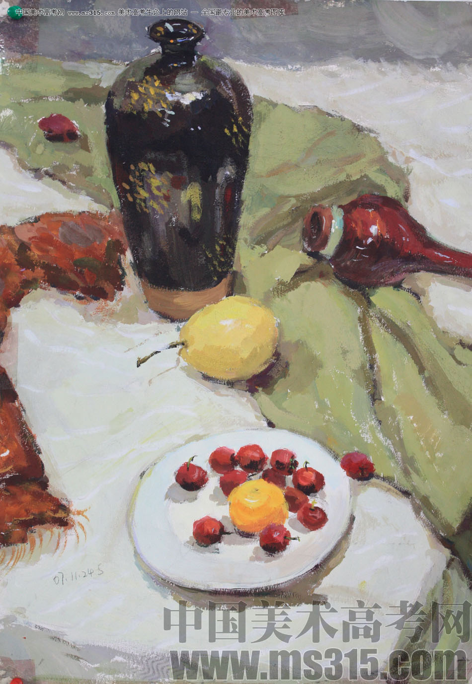 郑州极点画室色彩投稿作品11