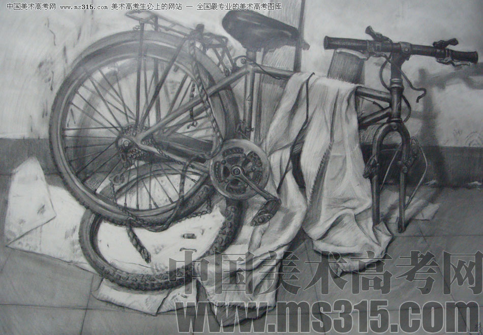 北京京美画室投稿作品1（素描静物）