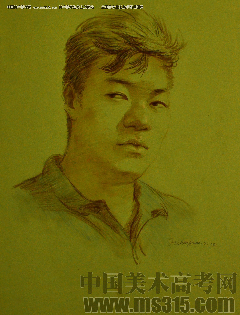 北京京美画室投稿作品11（素描头像）