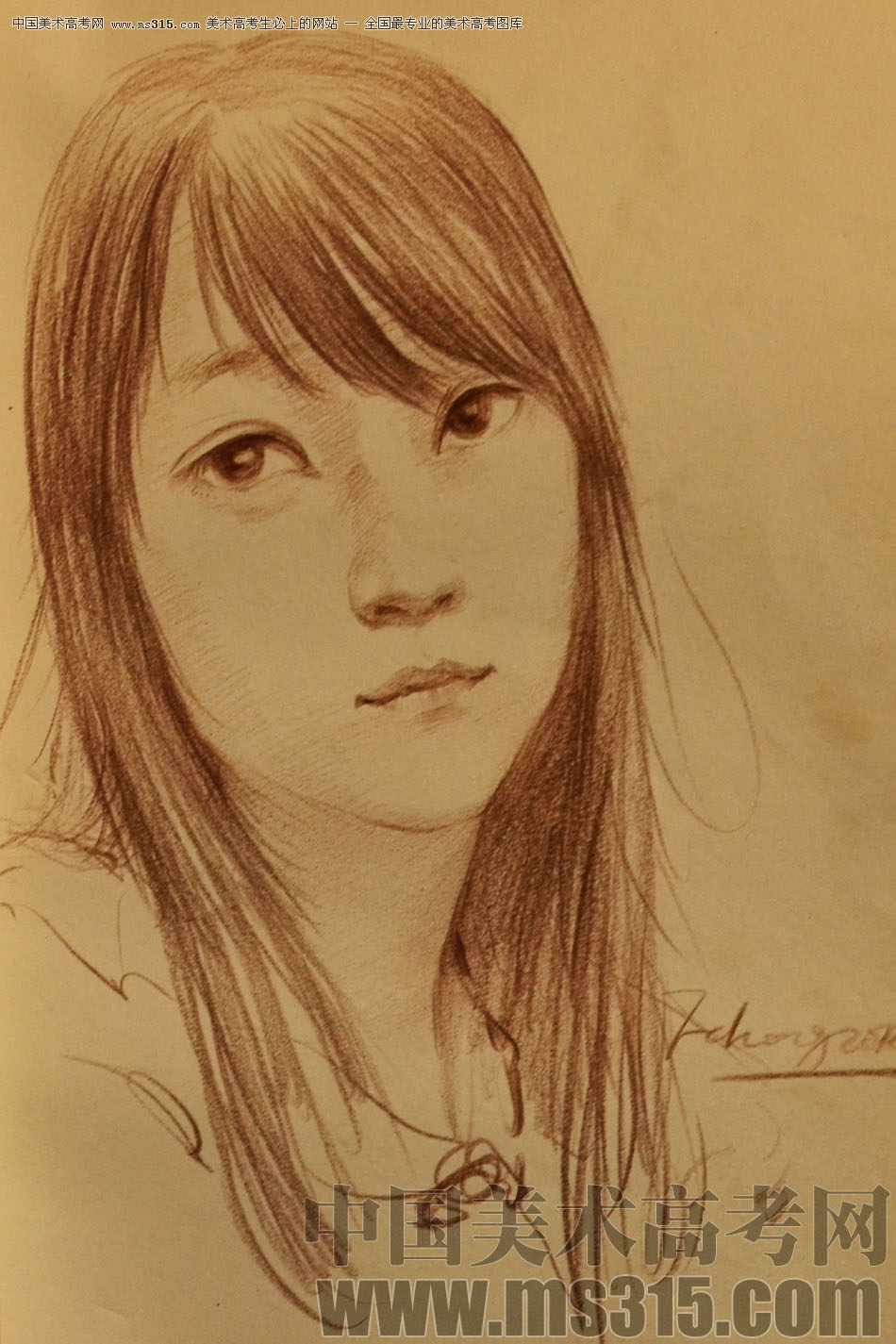 北京京美画室投稿作品13（素描头像）