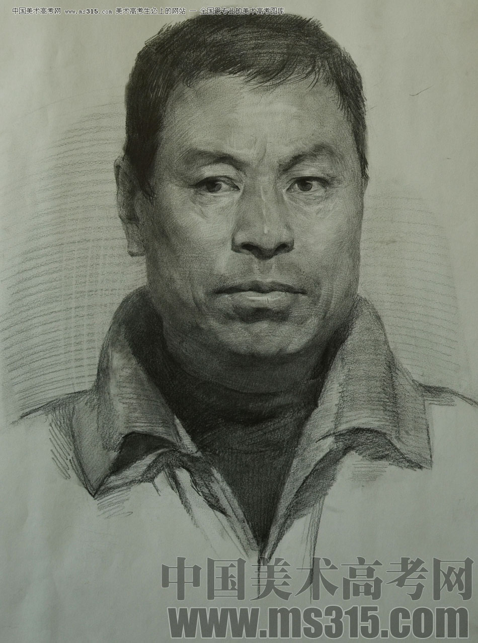 北京京美画室投稿作品15（素描头像）