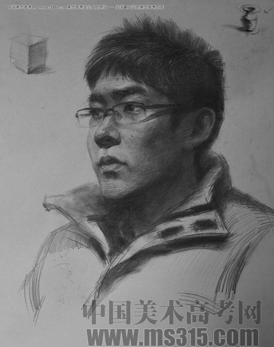 北京京美画室投稿作品16（素描头像）