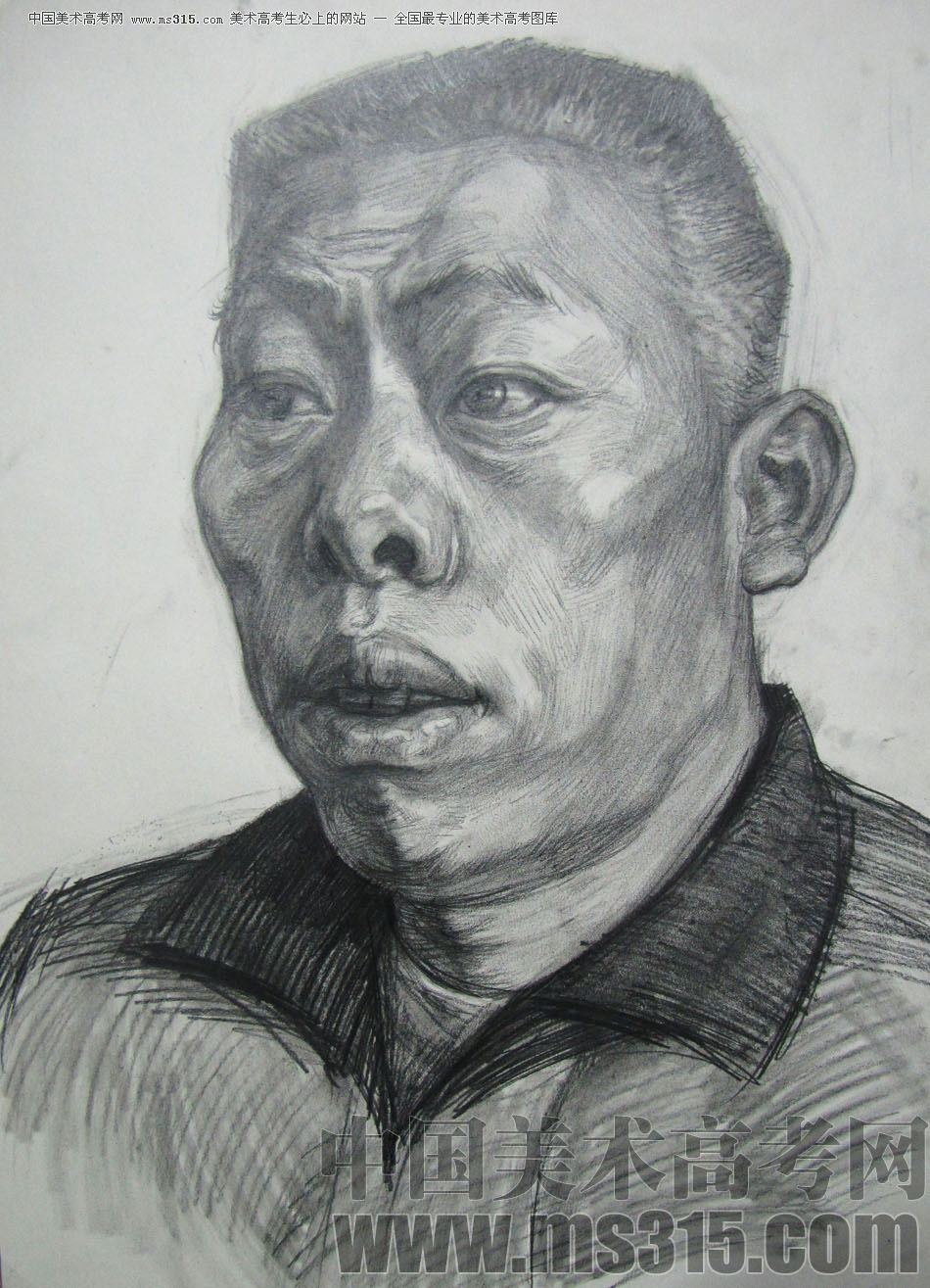 北京京美画室投稿作品20（素描头像）
