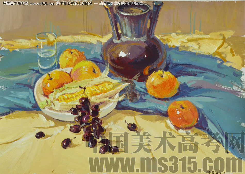北京京美画室投稿作品32（色彩静物）