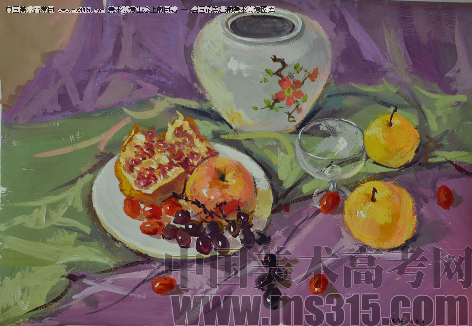 北京京美画室投稿作品34（色彩静物）