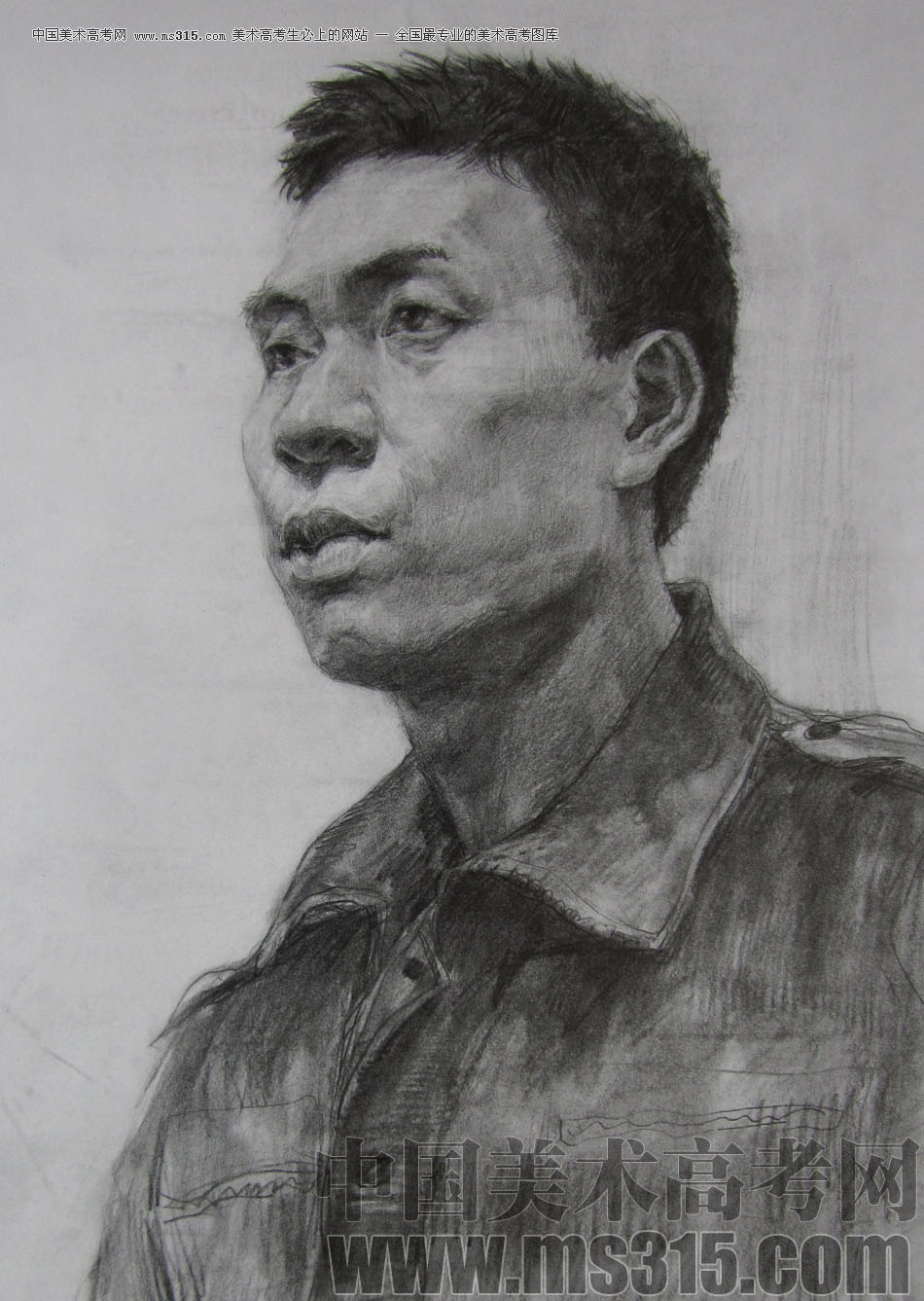 2009年鲁迅美术学院素描优秀试卷4