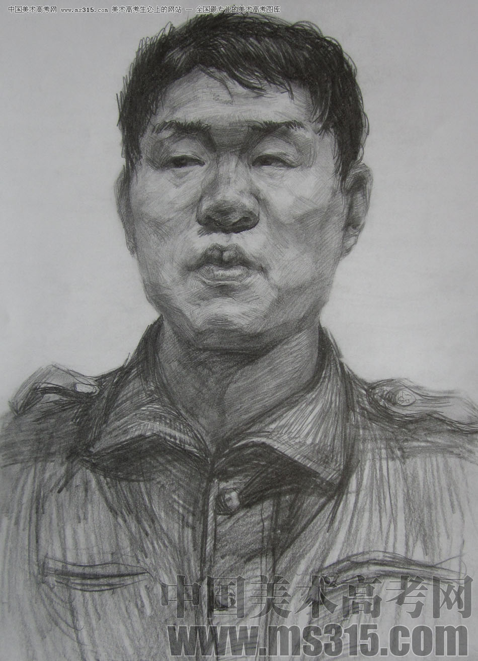 2009年鲁迅美术学院素描优秀试卷5