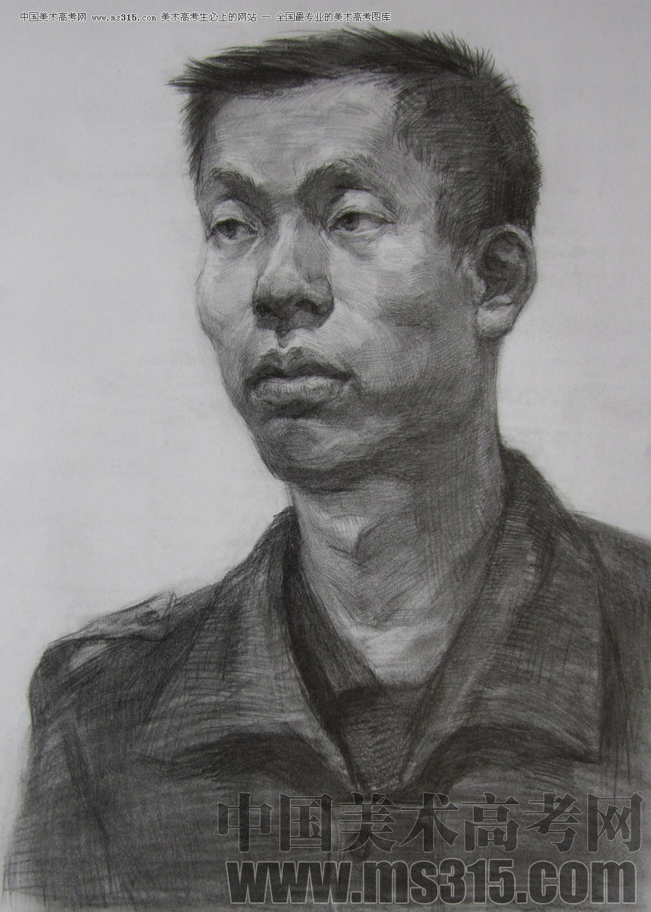 2009年鲁迅美术学院素描优秀试卷6