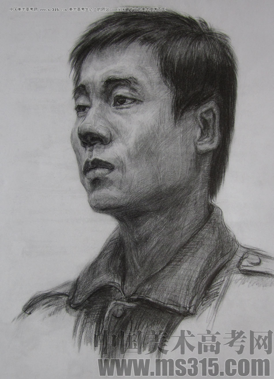2009年鲁迅美术学院素描优秀试卷11