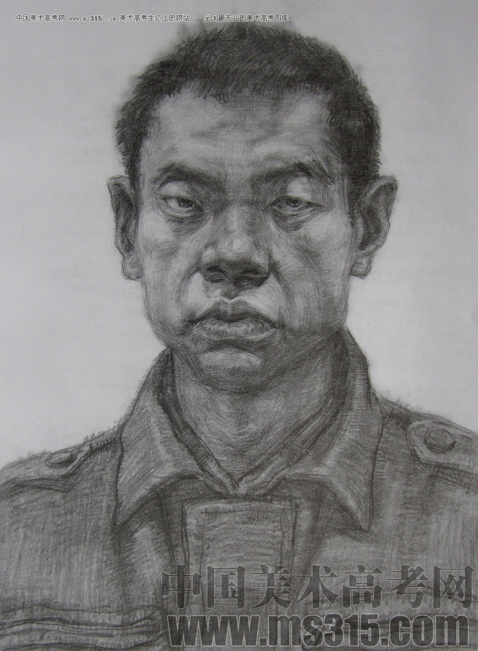 2009年鲁迅美术学院素描优秀试卷14