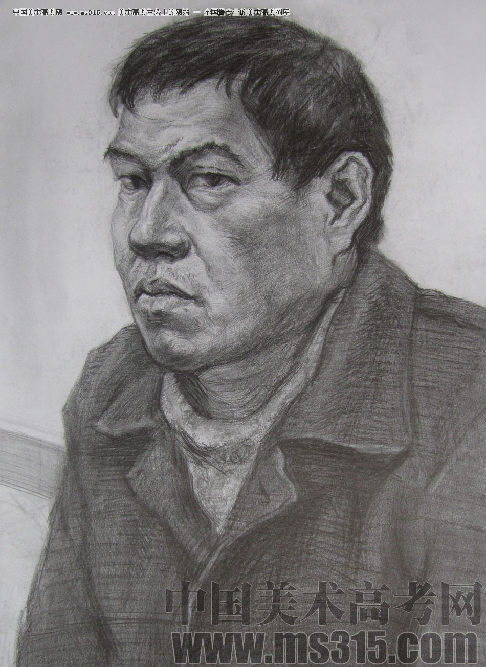 2009年鲁迅美术学院素描优秀试卷17