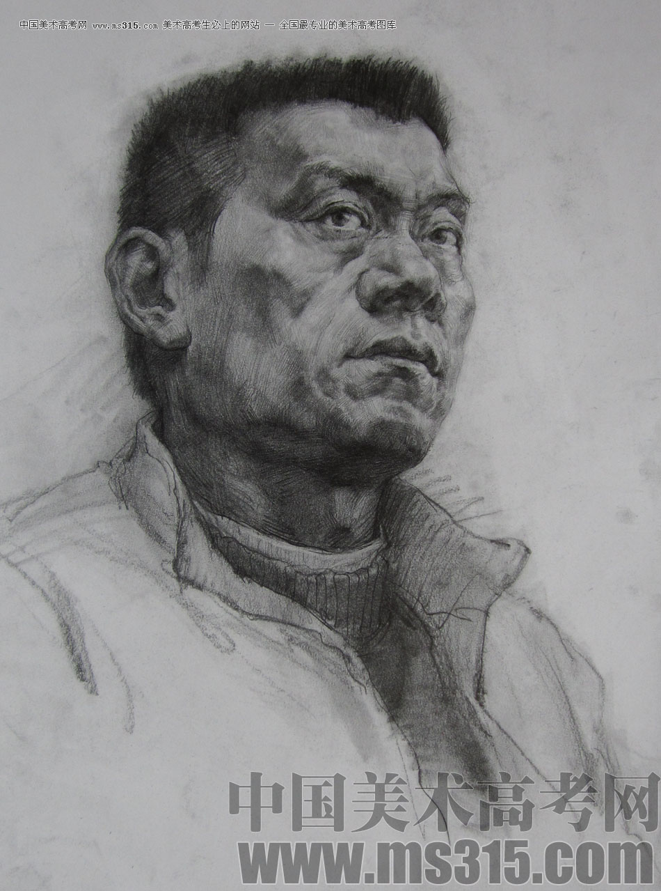 2009年鲁迅美术学院素描优秀试卷24