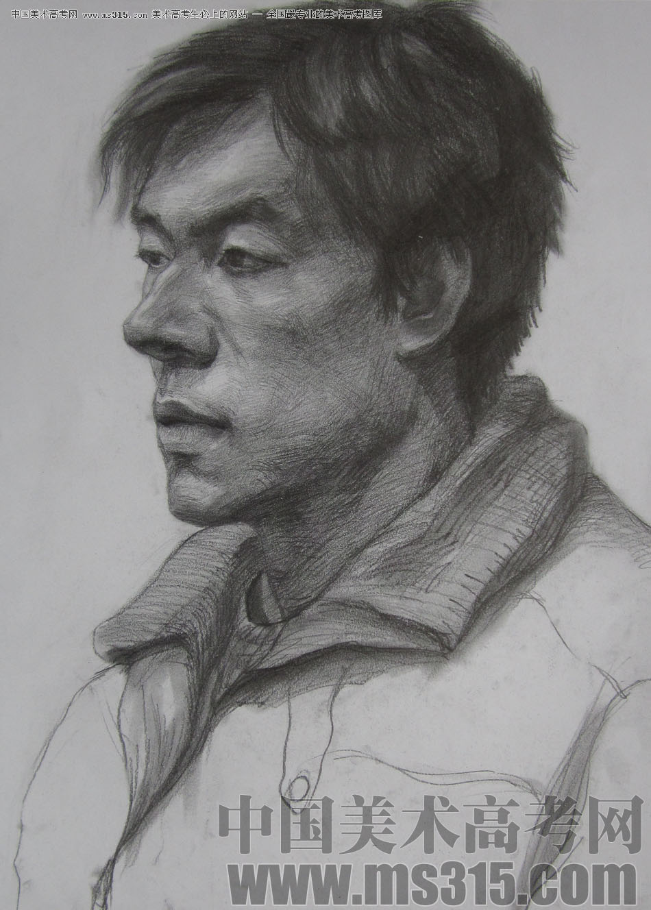 2009年鲁迅美术学院素描优秀试卷25