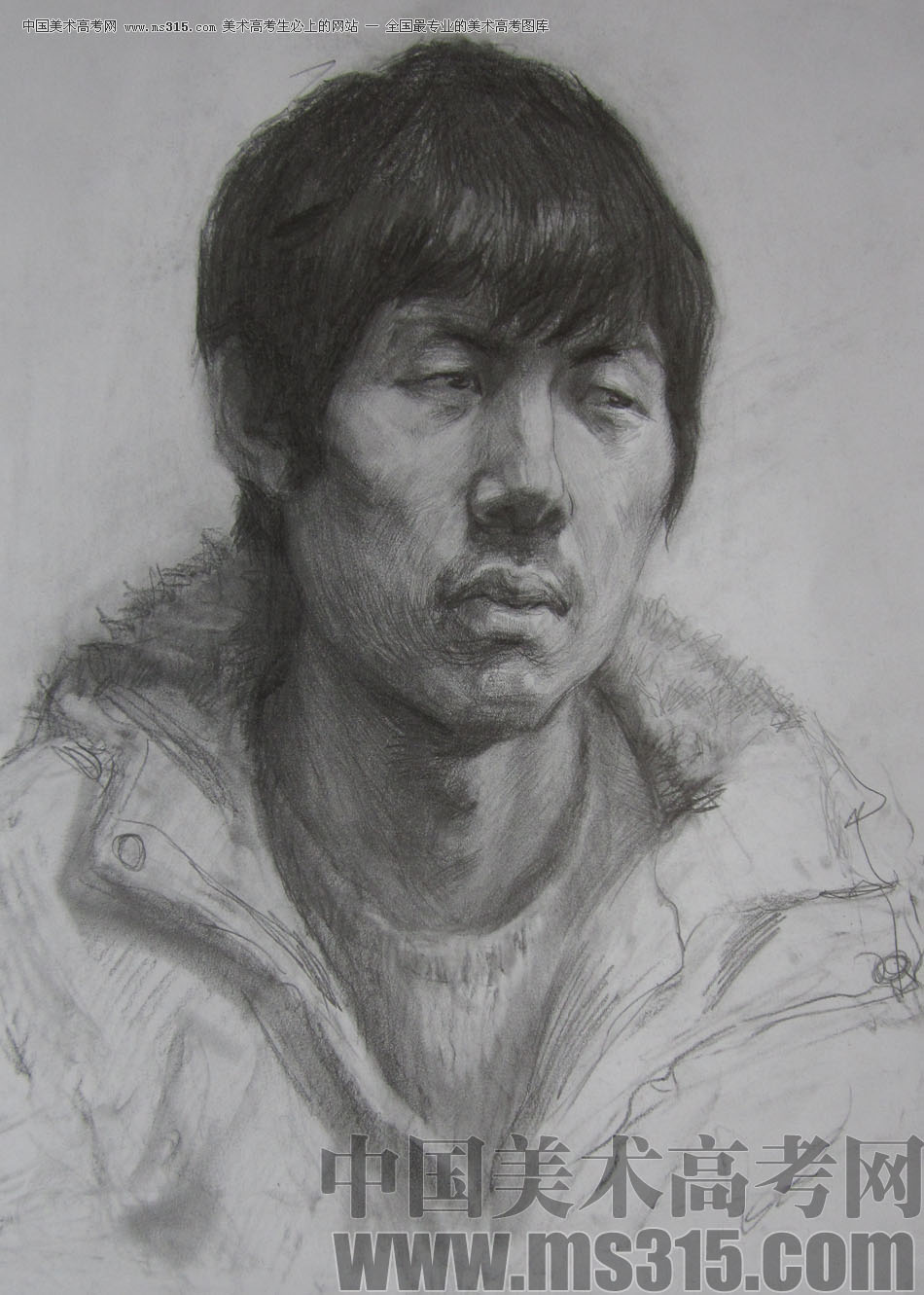 2009年鲁迅美术学院素描优秀试卷26