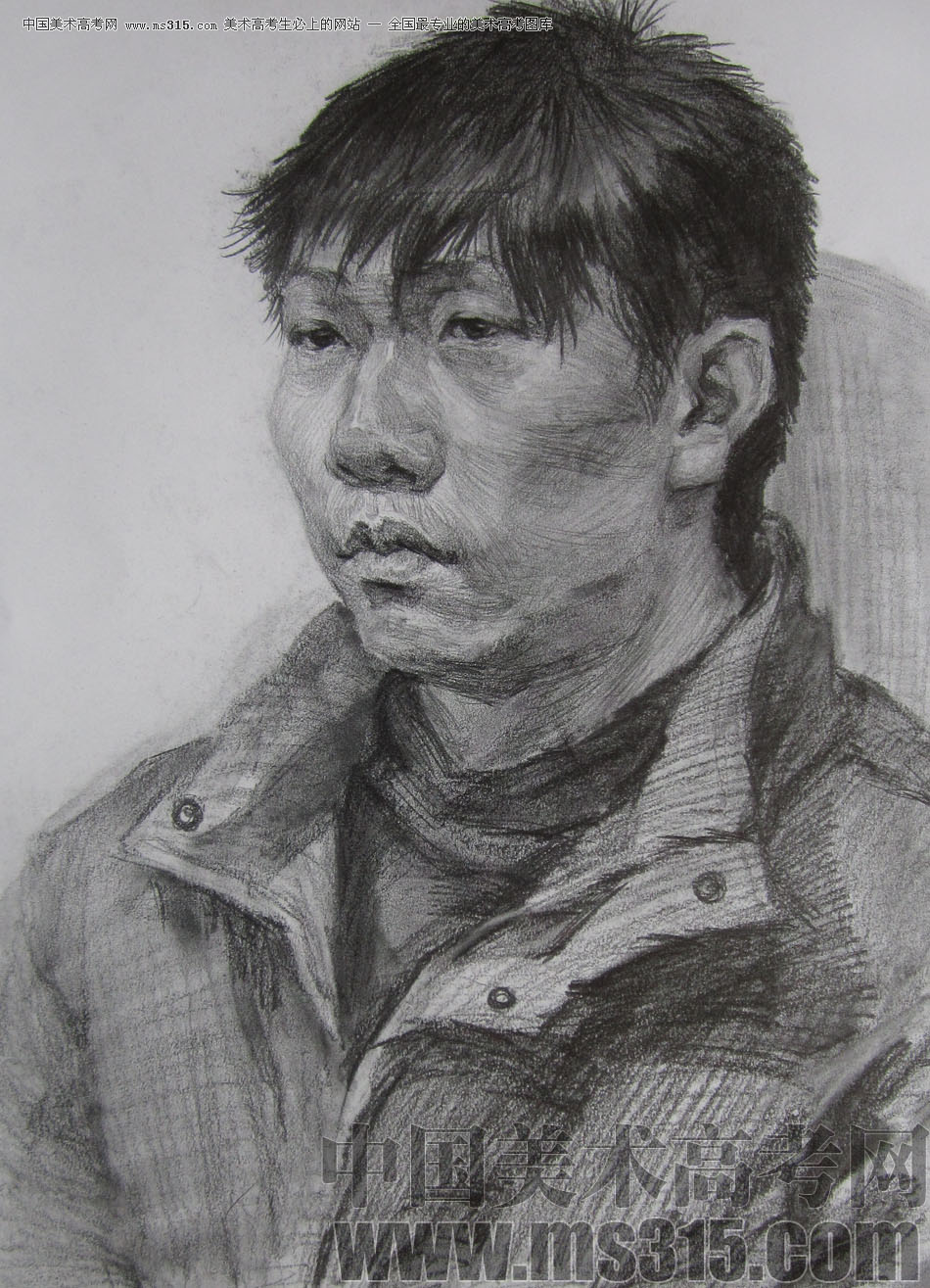 2009年鲁迅美术学院素描优秀试卷27