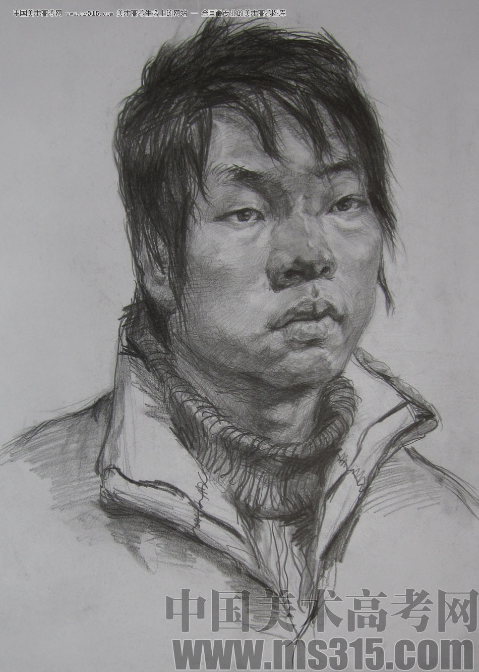 2009年鲁迅美术学院素描优秀试卷30